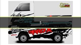 Desain Stiker pick up suzuki futura