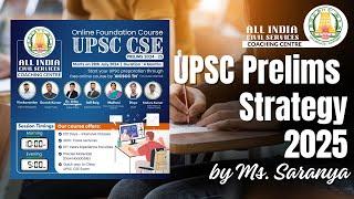 UPSC CSE Foundation Course | Strategy & Course Details | Ms. KR. Saranya