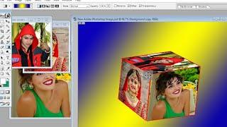 Photoshop tutorial: How to Create 3d photo Cube in photoshop cc. 2021|| 3d Cube