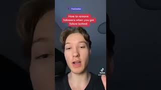 How to remove followers when you get follow botted My twitch: TheOneVex #shorts #tiktok #fyp #tips