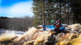 Сплав по реке Улус-Черга. Горный Алтай. [Rafting on the Cherga-river. Altai Mountains]