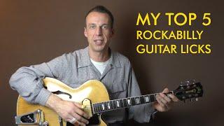 My Top 5 Rockabilly Guitar Licks -  From My Udemy Courses