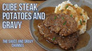 Cube Steak, Mashed Potatoes, and Brown Gravy Instant Pot Recipe – Easy Homemade Comfort Food Recipe