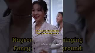 Jihyo y Nayeon cantando fancy Acapella #twice #jihyo #nayeon