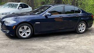 Замена фильтра салона BMW 528i F10 2013 БМВ 528 Ф10 2013