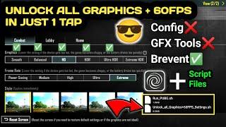 How to Unlock All Graphics + 60fps in Pubg Mobile Using Brevent in just 1 Tap  | Easy Unlock