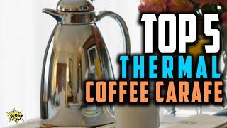  5 Best Thermal Coffee Carafe Reviews of 2021- Stainless Steel & Latest Technology Carafes