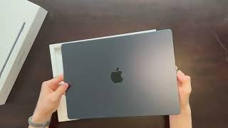 MacBook Air 15 M3 Midnight Unboxing ASMR