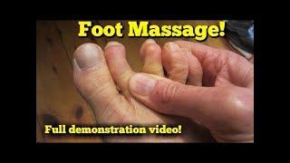 Foot Massage!   Massage Feet!  Self Foot Massage!