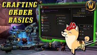 Crafting Work Orders Explained! (Dragonflight Profession Crafting Orders Basic Guide)