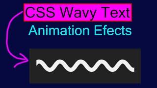 CSS Wavy Line Animation Effect For Website - CSS Only