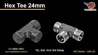 Elbow Tee 24mm | RealTech CNC Machine VD-215