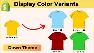 How To Show Variants As Separate Products On Shopify [DAWN THEME] | No App