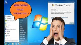 how to do screen mirroring from windows 7 to any smart tv