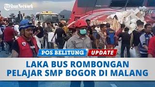  Laka Maut Bus Siswa SMP Bogor di Tol Pandaan-Malang, Olah TKP Hingga Tanggapan Pihak Sekolah