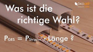 Ratgeber: Richtige Auswahl LED Strip, Profil und Trafo