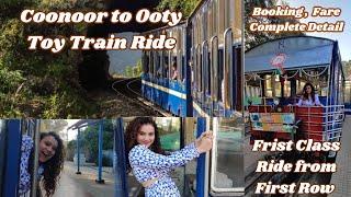 Coonoor To Ooty Toy Train Front Row Ride | Fare And Booking Info | Nilgiri Mountain Scenery |Anju