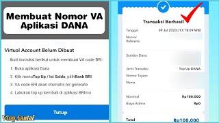 Cara Membuat Nomor Virtual Account Aplikasi DANA