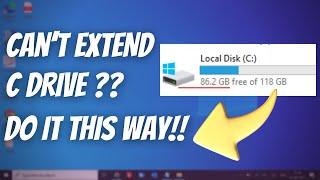 How to Extend C Drive in Windows 10/11 Without Any Software