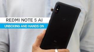 Xiaomi Redmi Note 5 AI: Unboxing and Hands on Review