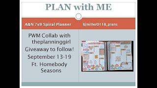 Plan with Me Collab with theplanninggirl Ft. Homebody Seasons!!  Giveaway for new subscribers…