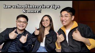 Answering your questions! (interview tips, entrance exam, scholarship, and more) | UST Law