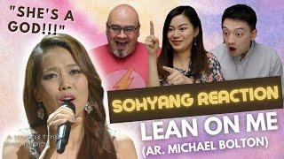 Sohyang Reaction Lean On Me - Vocal Coach Reacts