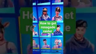 HOW TO GET RENEGADE RAIDER IN FORTNITE#shorts #og #raiders #renagaderaider #glitch #working #real