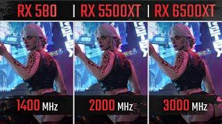 RX 580 vs RX 5500XT vs RX 6500XT | 1080P, 1440P & 4K Benchmarks