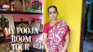 My Pooja Room tour/ How I maintained my Pooja room/ Abhinaya's Creation