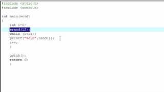 C Programming Tutorial - 13 - Seeding Random Numbers