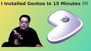 Install Gentoo In 15 Minutes with exGent