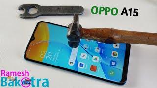 Oppo A15 Screen Scratch Test