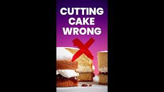 The scientific way to cut a cake #shorts