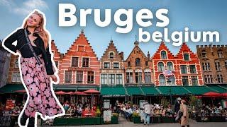 The perfect weekend trip to Bruges  Belgium travel vlog (what to do, food, itinierary)