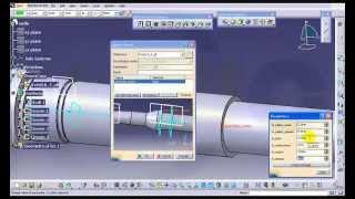 Freistich - Powercopy - Catia v5 Training - Knowledgeware - User defined feature