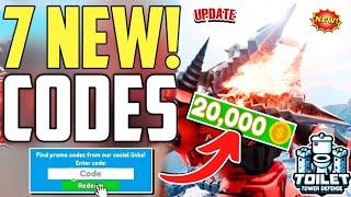 ️UPDATE!CODES️TOILET TOWER DEFENSE ROBLOX CODES 2024 -TOILET TOWER DEFENSE CODES