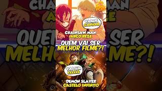 Quem vai ter Melhor Filme Chainsaw Man ou Demon Slayer? 