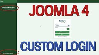 How to Fully Customize the Joomla 4 Admin Login Screen