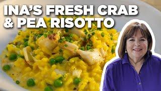 Ina Garten's Fresh Crab and Pea Risotto | Barefoot Contessa | Food Network