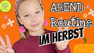 MEINE ABENDROUTINE NACH DER SCHULE IM HERBST| SKINCARE UND LERNROUTINE | KLEINE FAMILIENWELT