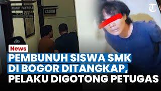 BREAKING NEWS - Pembunuh Siswa SMK di Ciomas Bogor Ditangkap, Tak Berkutik Digotong Petugas