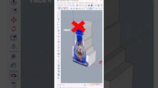 Turn your photo into a 3D model in SketchUp! #art #nicetower #sketchup #sketchup3d #model #3d