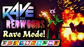 "RAVE IN THE REDWOODS" ~ RAVE MODE ULTIMATE GUIDE/TUTORIAL! (Infinite Warfare ZOMBIES DLC Rave Mode)