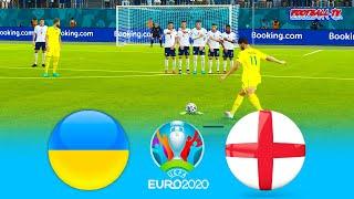 PES 2021 - UKRAINE vs ENGLAND - UEFA EURO 2020 - Full Match - Gameplay PC