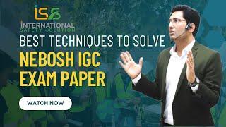 Technique To Solve NEBOSH IGC Paper || NEBOSH Paper Through Chat GPT