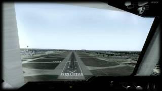 [HD] FSX - CLS DC10 Landing UK2000 Heathrow - i7 2600K @ 4.7 Ghz