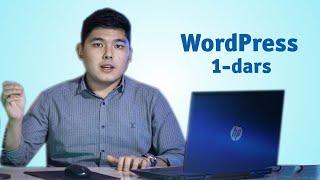 WordPress da sayt yaratish | 1-dars kirish