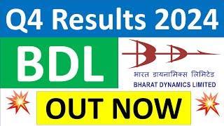 BDL Q4 results 2024 | BHARAT DYNAMICS results today | BHARAT DYNAMICS Share News | BDL latest news