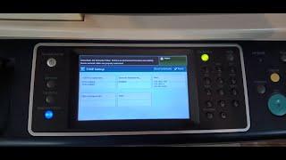 xerox 5855 networking | ip address setting